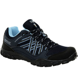 Regatta Womens Edgepoint III Waterproof Outdoor Walking Hiking Shoes - 3 UK, Black/Blue