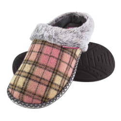 Dunlop - Ladies Cute Cosy Memory Foam Knitted Mule Slippers - 3, Pink
