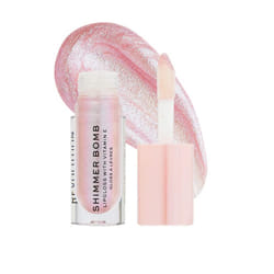 Revolution Shimmer Bomb Lip Gloss  Lip Tint Infused With Vitamin E  Shimmery Finish  Comes In 6 Colors  Sparkle