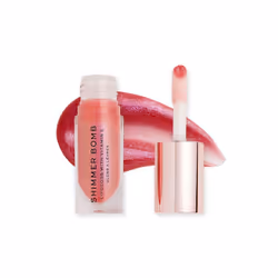 Revolution Shimmer Bomb Lip Gloss  Lip Tint Infused With Vitamin E  Shimmery Finish  Comes In 6 Colors  Daydream