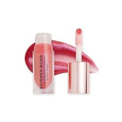 Revolution Shimmer Bomb Lip Gloss  Lip Tint Infused With Vitamin E  Shimmery Finish  Comes In 6 Colors  Daydream