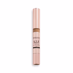 Makeup Revolution Eye Bright Concealer  Buildable Coverage  Dewy Finish  Tan  3ml