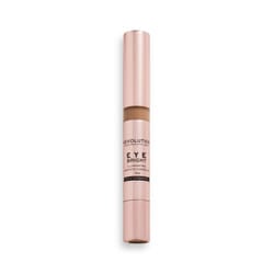 Makeup Revolution Eye Bright Concealer  Buildable Coverage  Dewy Finish  Tan  3ml