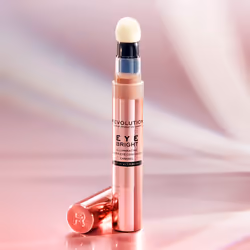 Makeup Revolution Eye Bright Concealer  Buildable Coverage  Dewy Finish  Tan  3ml