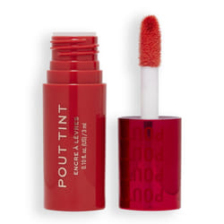 Makeup Revolution, Pout Tint, Lightweight Lip Tint, Buildable Colour, Hydrating Formula with Gloss to Stain Finish, Sweetie Coral, 3ml