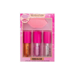 Makeup Revolution London - Kiss & Go Lip Oil Set - For Women, 4.5 ml