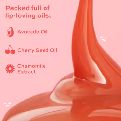 Revolution Beauty  Juicy Peptide Lip Balm  Hydrating & Plumping Lip Balm with Sheer Color  Infused with Vitamin E & Peptides  Pink Strawberry  0.27 Fl