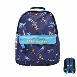 Lego Movie 2 Blue Let's Build Together Character Backpack