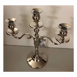 John Lewis 3 Arm Candelabra Chrome