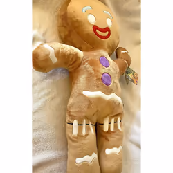 sh SHREK- Gingerbread man, GINGY 60CM Large Soft Toy