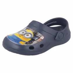 ) Boys Minions Clogs Whymper - UK 10 Child, Navy (Blue