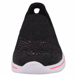 ) Girls Skechers Flats With Mesh Detail Go Walk 4 Kindle 81118 - UK 10.5 Child, Black/Hot Pink (Black