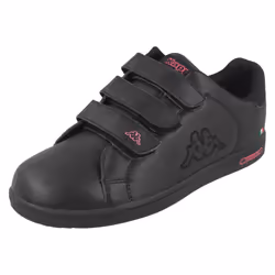 ) Girls Kappa Casual Trainers Deuce - UK 5.5 Child, Black/Hot Pink (Black