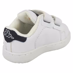 ) Girls Kappa Casual Trainers Deuce - UK 3 Infant, White/Navy (White