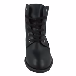 Ladies Spot On Lace Up Ankle Boot - Black, UK 6