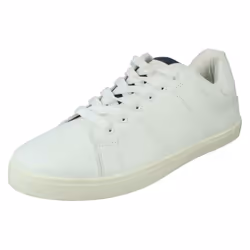 Mens Reflex Lace Up Trainers A2184 - White, UK 11