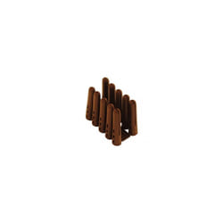 Wallplug Brown 7mm x 37mm Plastic Wall Fixings Rawlplug Pack Of 100