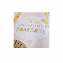 Catherine Lansfield Roarsome Animal Natural Children's Junior Duvet Cover Set