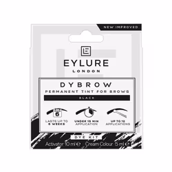 Eylure DYBROW Eyebrow Dye Kit Permanent Tint for Brows - Black
