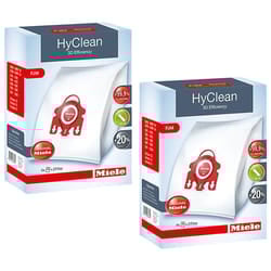 Miele HyClean 3D Efficiency Dust  Type FJM  8 Bags & 4 Filters  Red