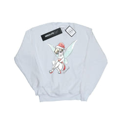 Disney Mens Tinkerbell Christmas Fairy Sweatshirt - L, White