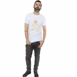 Disney Mens Mummy Donald Duck T-Shirt - S, White