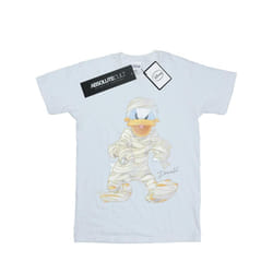 Disney Mens Mummy Donald Duck T-Shirt - XXL, White