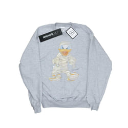 Disney Mens Mummy Donald Duck Sweatshirt - S, Sports Grey