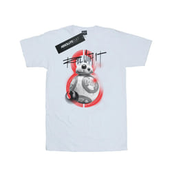 Star Wars Mens The Last Jedi BB-8 Roll With It T-Shirt - M, White