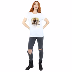 Star Wars: The Last Jedi Womens/Ladies Porg Brushed Cotton Boyfriend T-Shirt - L, White