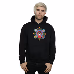 Disney Mens Coco Remember Me Hoodie - M, Black