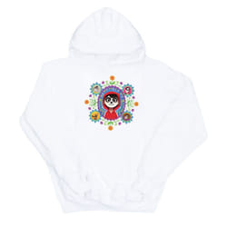 Disney Mens Coco Remember Me Hoodie - XL, White