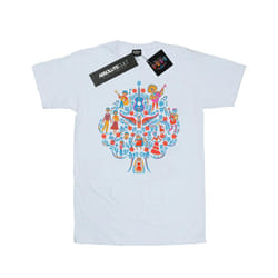 Disney Mens Coco Tree Pattern T-Shirt - S, White