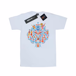 Disney Mens Coco Tree Pattern T-Shirt - XXL, White