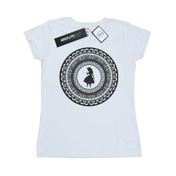 Disney Womens/Ladies Alice In Wonderland Circle Cotton T-Shirt - S, White