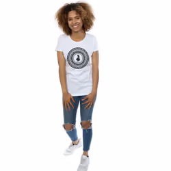 Disney Womens/Ladies Alice In Wonderland Circle Cotton T-Shirt - S, White