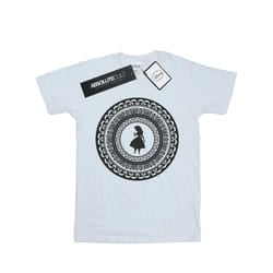 Disney Womens/Ladies Alice In Wonderland Circle Cotton Boyfriend T-Shirt - M, White