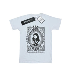 Disney Womens/Ladies Alice In Wonderland Frame Cotton Boyfriend T-Shirt - XXL, White