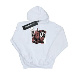 Marvel Mens Deadpool Breaktime Tacos Hoodie - S, White