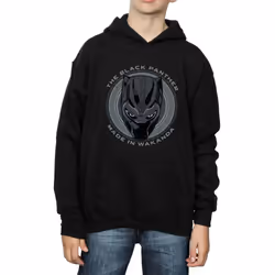 Marvel Boys Black Panther Made in Wakanda Hoodie - 12-13 Years, Black