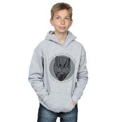 Marvel Boys Black Panther Made in Wakanda Hoodie - 12-13 Years, Sports Grey