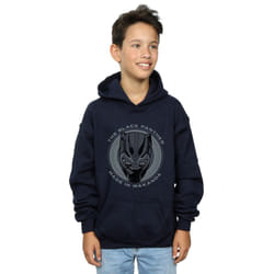 Marvel Boys Black Panther Made in Wakanda Hoodie - 12-13 Years, Navy Blue