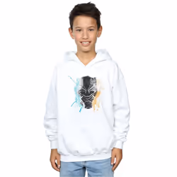 Marvel Boys Black Panther Splash Hoodie - 9-11 Years, White
