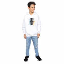 Marvel Boys Black Panther Splash Hoodie - 9-11 Years, White