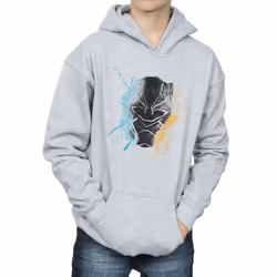 Marvel Boys Black Panther Splash Hoodie - 9-11 Years, Sports Grey