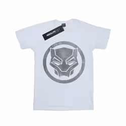 Marvel Boys Black Panther Distressed Icon T-Shirt - 9-11 Years, White
