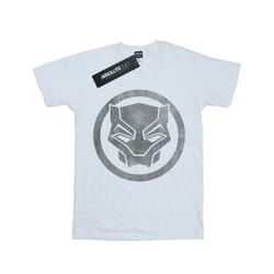 Marvel Boys Black Panther Distressed Icon T-Shirt - 9-11 Years, White