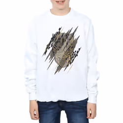 Marvel Boys Black Panther Gold Head Sweatshirt - 5-6 Years, White