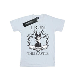 Disney Mens Maleficent I Run This Castle T-Shirt - L, White