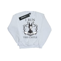 Disney Womens/Ladies Maleficent I Run This Castle Sweatshirt - M, White